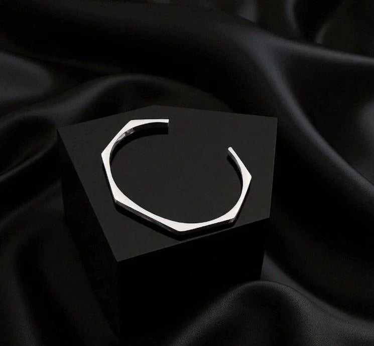SILVER MENS CUFF BRACELET (کڑا)