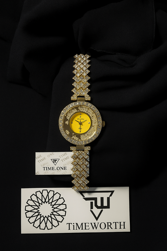 TIMEWORTH  PEARL AQUA DIAL WATCH.