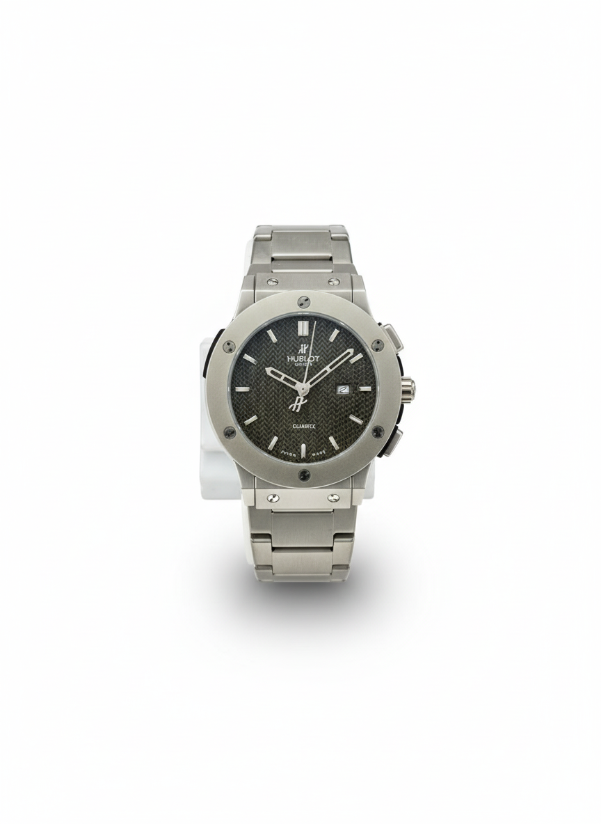 HUBLOT GENEVE DOUBLE CHAIN WITH MASTER LOCK